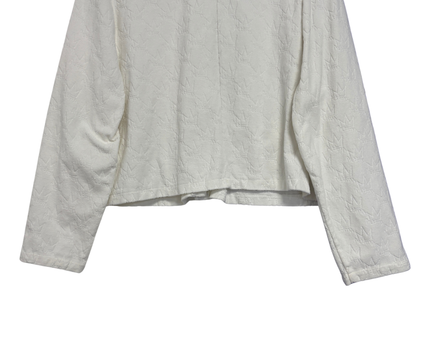 Royalty by Maluma White Textured Crown Jacquard Jacket
