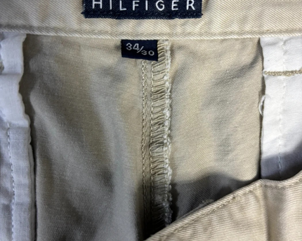 Tommy Hilfiger Beige Relaxed Fit Chino Pants