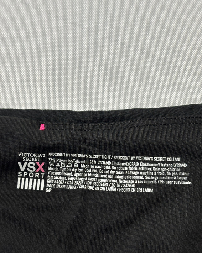 VSX Sport Victoria's Secret Black/White Geometric Print Knockout Leggings