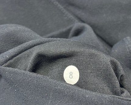 Lululemon Black Cropped Mid-Rise Performance Leggings