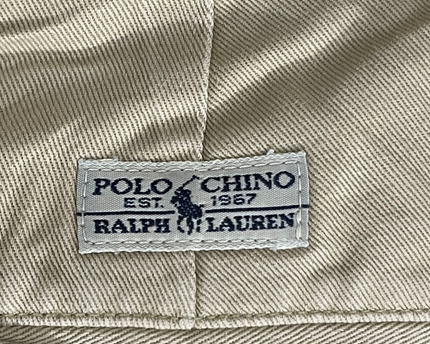 Ralph Lauren Beige Pleated Chino Pants