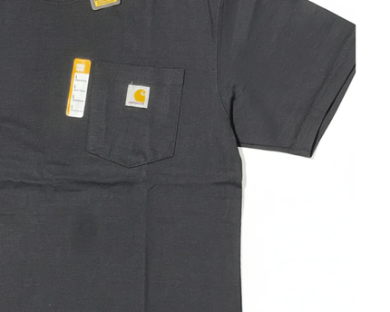 Carhartt Black Loose Fit Short Sleeve Pocket T-Shirt W/Tags