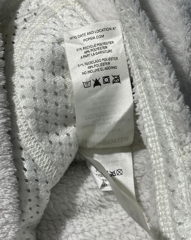Patagonia White Re-Tool Snap-T Fleece Pullover Sweatshirt
