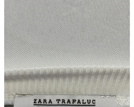 ZARA TRAFALUC Multicolor Sheer Mesh Floral Print Oversized Top