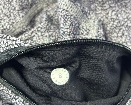 Lululemon Grey Textured Cropped Leggings