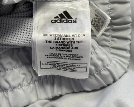 Adidas Grey Classic Three-Stripe Lightweight Track Jacket