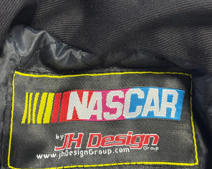 Reworked Black Red Bull Racing NASCAR Bomber Jacket