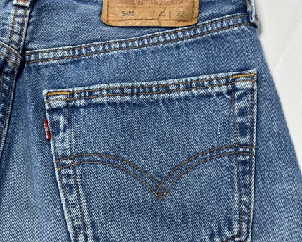 Levi's Vintage Blue Straight Leg Jeans