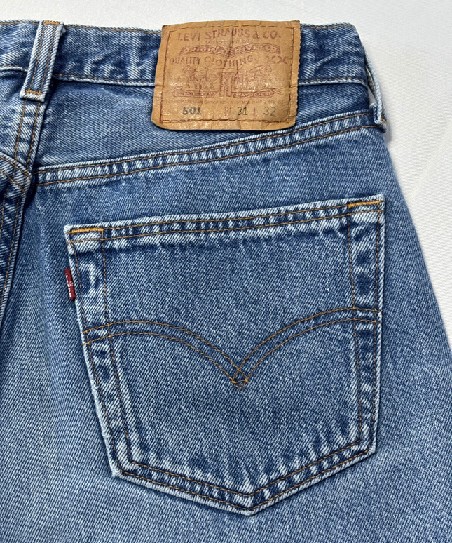 Levi's Vintage Blue Straight Leg Jeans