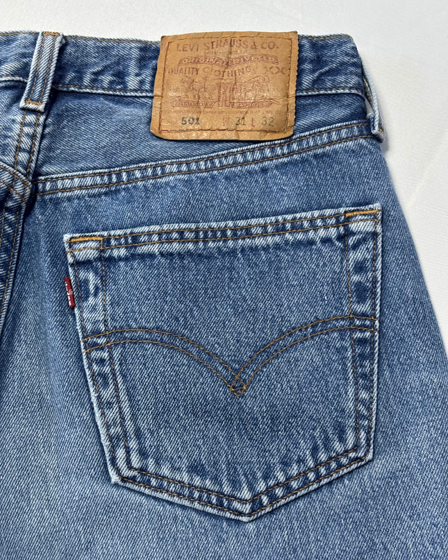 Levi's Vintage Blue Straight Leg Jeans