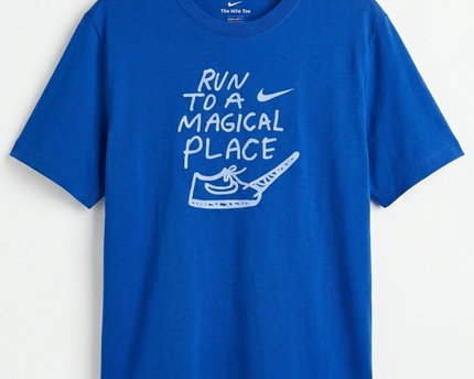 Nike Blue Artist In Residence Graphic Running T-Shirt | With Tag