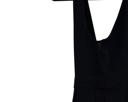 Zara Black V-Neck Long Maxi Dress