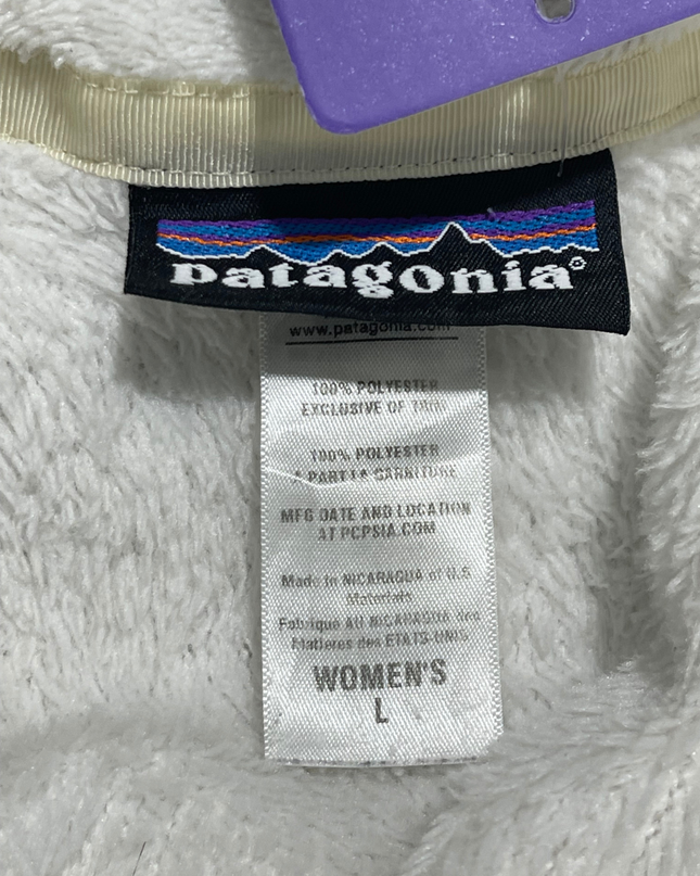 Patagonia White Los Gatos Full-Zip Fleece Jacket