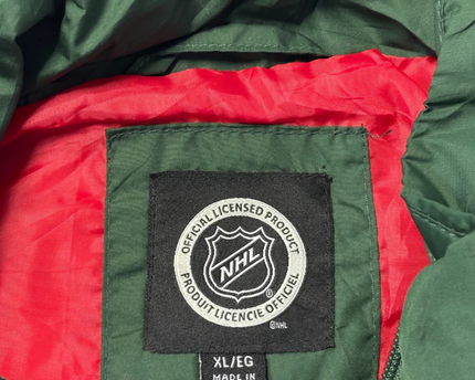 G-III Apparel Group Green NHL Minnesota Wild Quilted Vest W/TAG