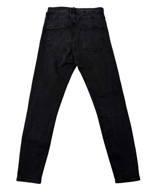 Zara Black High-Waist Skinny Jeans