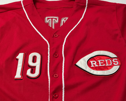 Majestic Red Cincinnati Reds Joey Votto #19 Authentic Baseball Jersey