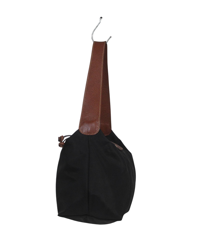 Longchamp Black Le Pliage Nylon Shoulder Bag