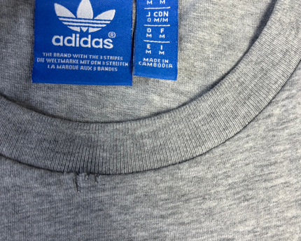 Adidas Originals Grey Graphic Logo T-Shirt