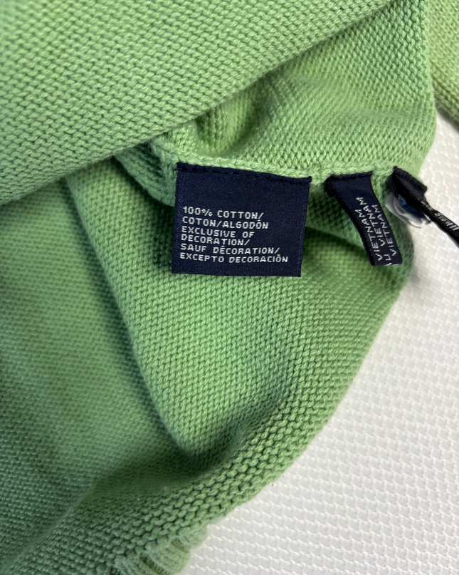 Tommy Hilfiger Classic Green Crewneck Knit Sweater