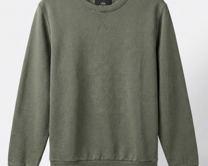 Clockhouse Sage Green Crewneck Sweatshirt