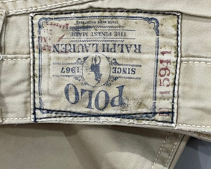 Polo Ralph Lauren Khaki Straight Leg Chino Pants