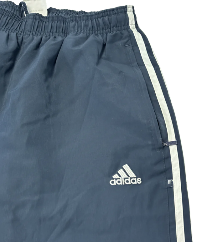 Adidas Navy Blue 3-Stripe Performance Track Pants