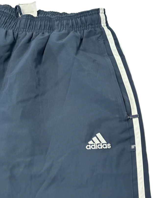 Adidas Navy Blue 3-Stripe Performance Track Pants