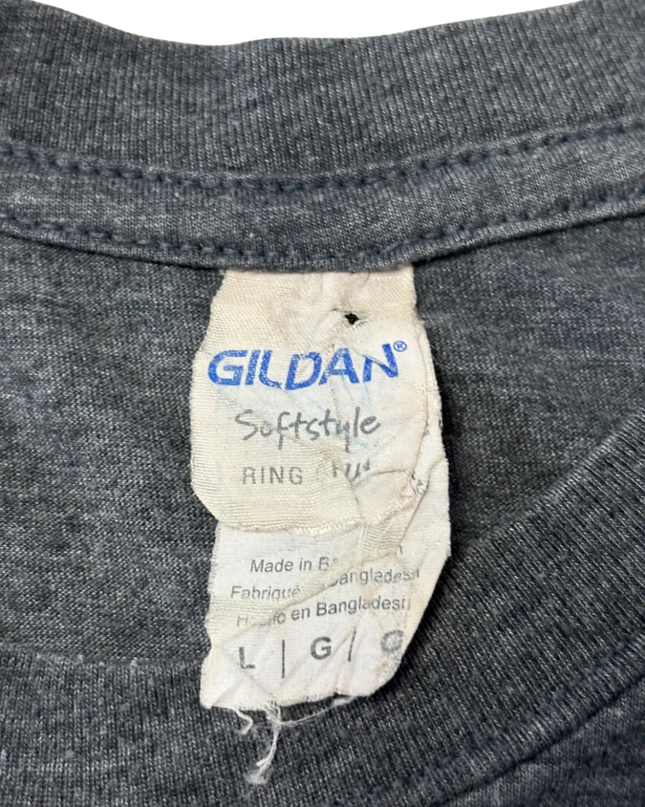 Gildan Grey Wild and Free Reckless Tiger Graphic Tee
