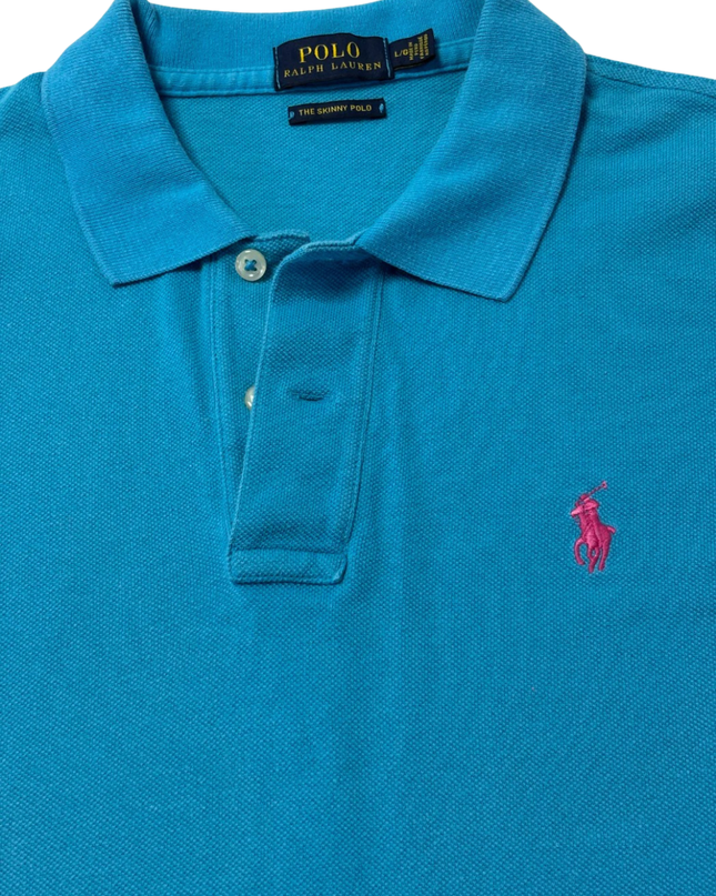 Polo Ralph Lauren Blue Skinny Polo Shirt