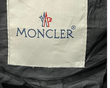 Moncler Black Shiny Hooded Puffer Jacket