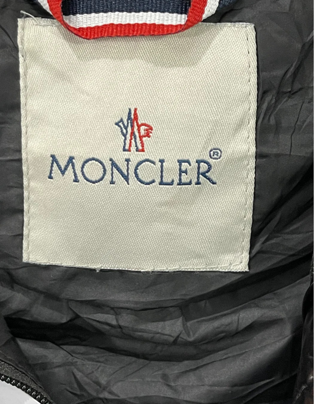 Moncler Black Shiny Hooded Puffer Jacket