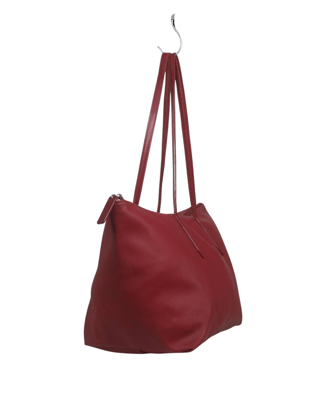 Lacoste Red L.12.12 Concept Zip Tote Bag
