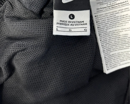 Nike Black Classic Mesh-Lined Track Pants
