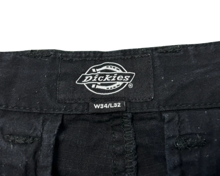 Dickies Black Ripstop Cargo Work Pants