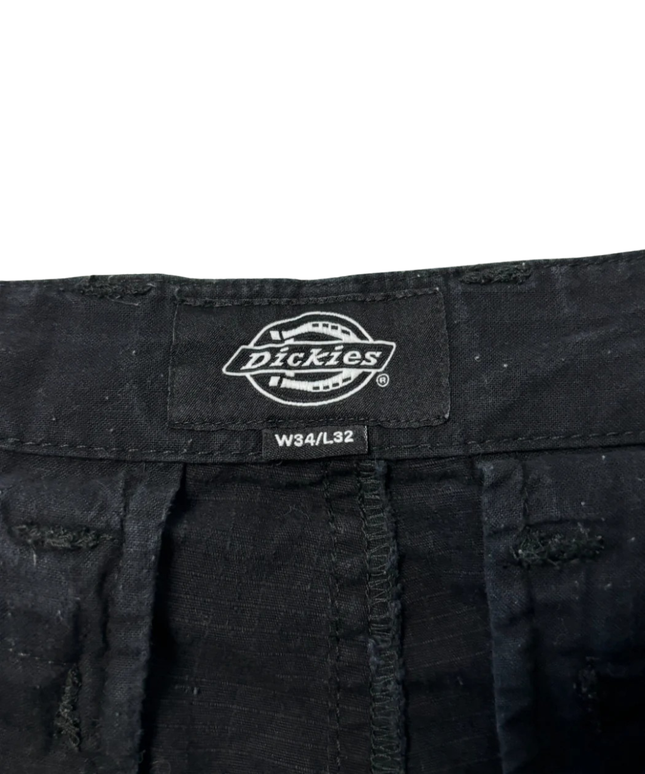Dickies Black Ripstop Cargo Work Pants