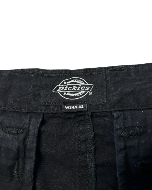 Dickies Black Ripstop Cargo Work Pants