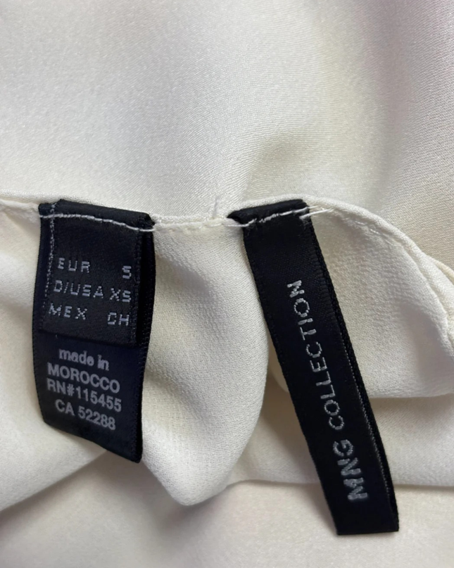 Mango Beige Sleeveless High-Low Dress W/TAG