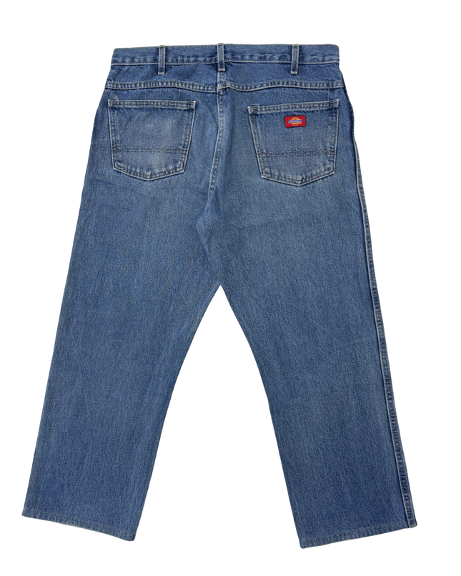 Dickies Classic Fit Stonewash Blue Denim Jeans - L | Waist: 34"