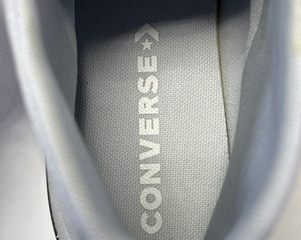 Converse Light Blue Flower Eyelet Chuck Taylor All Star High Top Sneakers