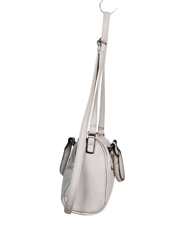 Juicy Couture White Embossed JC Monogram Bag
