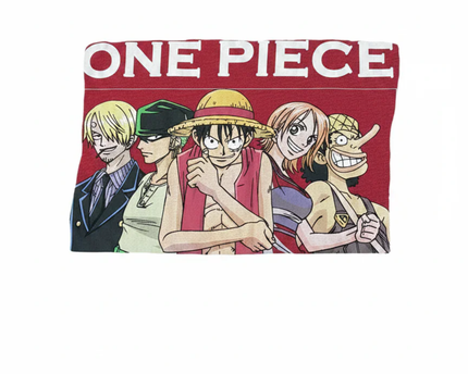 Primark Red One Piece Anime Crew Graphic Tee
