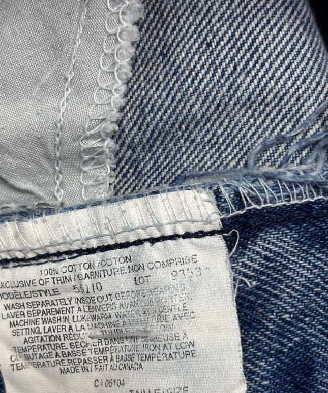 Nevada Blue High-Waisted Tapered Mom Jeans