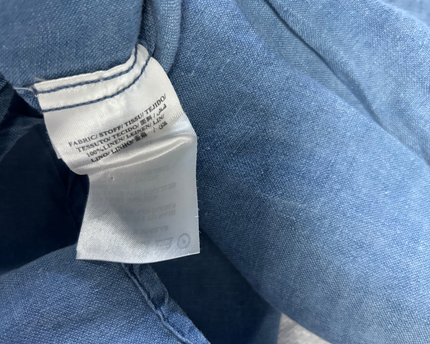 Gant Blue Indigo Linen Button-Down Shirt