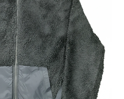 Nike Black Sherpa Fleece Hooded Full-Zip Jacket