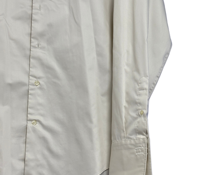 Next Cream Regular Fit Pure Cotton Shirt with French Cuffs