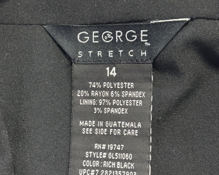 George Black Classic Stretch Three-Button Blazer
