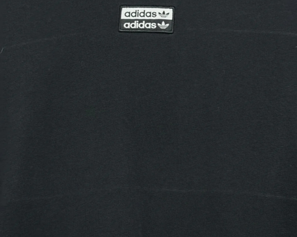 Adidas Black Long Sleeve Trefoil Graphic T-Shirt
