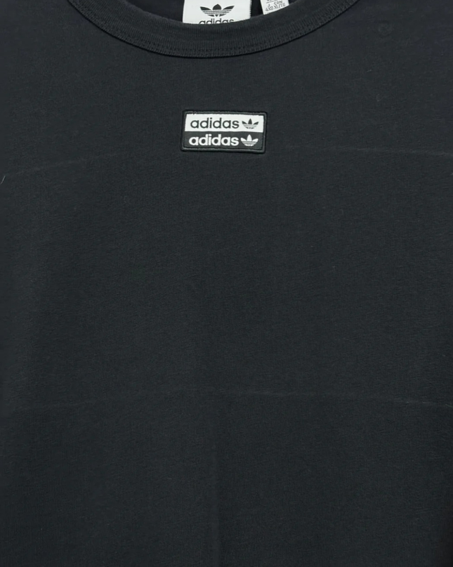 Adidas Black Long Sleeve Trefoil Graphic T-Shirt