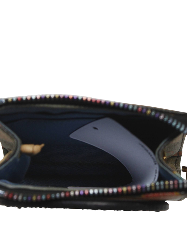 Dooney & Bourke Multi-colored Heart Print Zip Pouch Bag