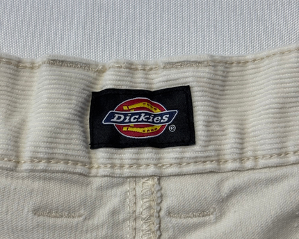 Dickies Off-white Corduroy Straight Leg Pants